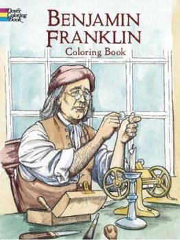 Paperback Benjamin Franklin Coloring Book