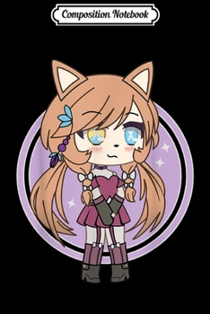 Composition Notebook: Cute Chibi style Kawaii Redhead Anime Fox Girl Foxy Chan Journal/Notebook Blank Lined Ruled 6x9 100 Pages