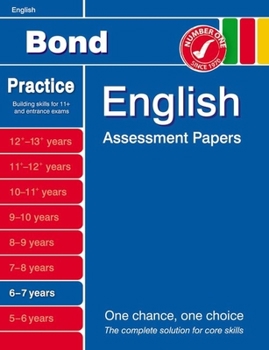 Paperback Bond English Assessment Papers 6-7 Years Book