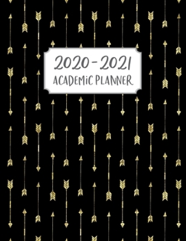 Paperback Academic Planner 2020-2021: Academic Year July 2020 - June 2021, 7 Subject Weekly Student Planner + Monthly Calendars & Goals Section, Homework Pl Book