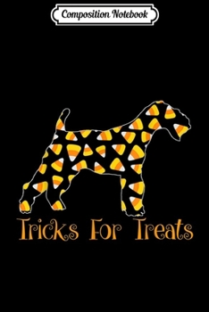 Composition Notebook: Wire Fox Terrier Halloween Candy Corn Wire Fox Terrier Gifts  Journal/Notebook Blank Lined Ruled 6x9 100 Pages