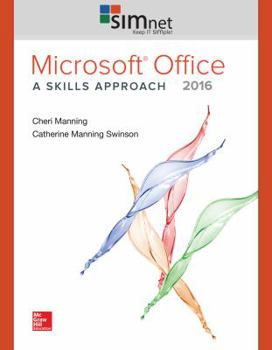 Hardcover Gen Combo Microsoft Office 2016: Skills Approach; Simnet 2016 Access Card Book