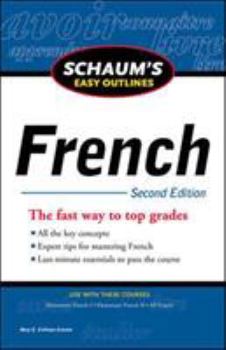 Paperback Schaum's Easy Outline of French, Second Edition Book