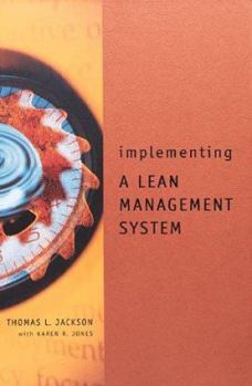 Hardcover Implementing a Lean Management System Book