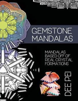 Paperback Gemstone Mandalas Coloring Book: A meditative coloring book experience for all ages. Book
