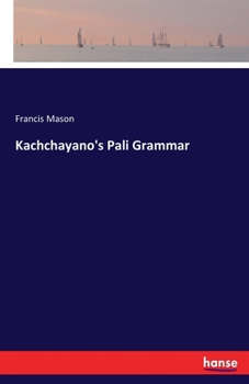 Paperback Kachchayano's Pali Grammar Book