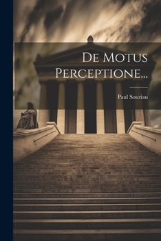 Paperback De Motus Perceptione... [French] Book