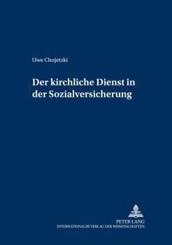 Paperback Der Kirchliche Dienst in Der Sozialversicherung [German] Book