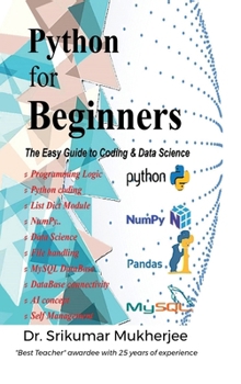 Hardcover Python for Beginners: The Easy Guide to Coding & Data Science Book