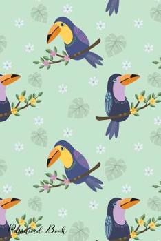 Paperback Password Book: Include Alphabetical Index With Toucan Bird Branch Pattern Book