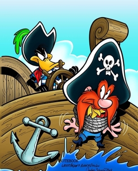 Notebook: Looney Tunes Cartoon Soft Glossy Cover College Ruled Lined Pages Book 7.5 x 9.25 Inches 110 Pages