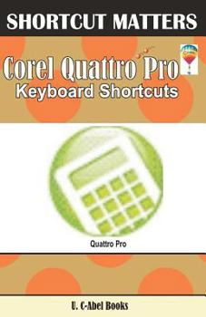 Paperback Corel Quattro Pro Keybaord Shortcuts Book