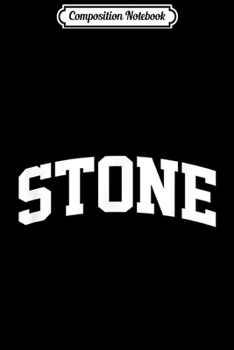 Composition Notebook: Stone Vintage Sports Team College Arch  Journal/Notebook Blank Lined Ruled 6x9 100 Pages