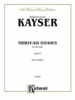 Paperback Thirty-six Studies, Op. 43: Kalmus Edition Book