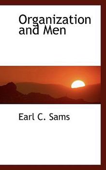 Paperback Organization and Men Book