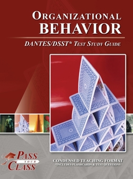 Hardcover Organizational Behavior DANTES / DSST Test Study Guide Book