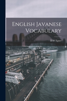 Paperback English Javanese Vocabulary Book