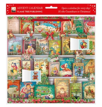 Misc. Christmas Bookshelf Advent Calendar (with Stickers) Book