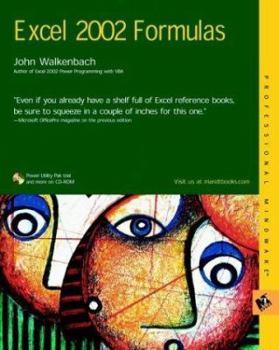 Paperback Excel 2002 Formulas Book