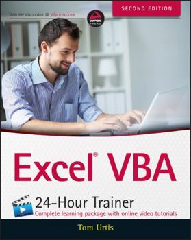 Paperback Excel VBA 24-Hour Trainer Book