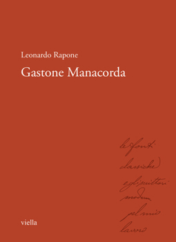 Paperback Gastone Manacorda [Italian] Book