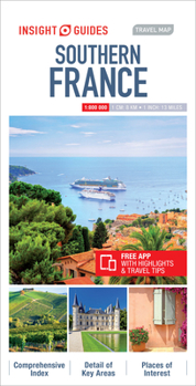 Insight Guides Travel Map Southern France