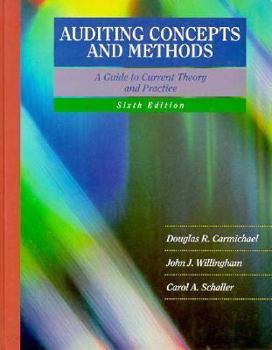 Hardcover Auditing Concepts and Methods Book