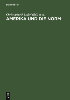 Hardcover Amerika und die Norm [German] Book