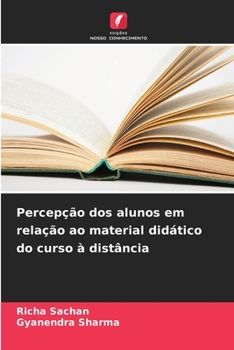 Percepção dos alunos em relação ao material didático do curso à distância (Portuguese Edition)