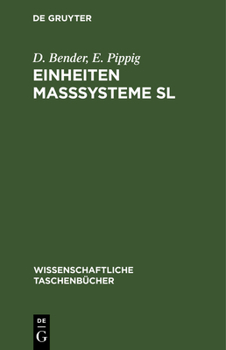 Hardcover Einheiten Maßsysteme SL [German] Book