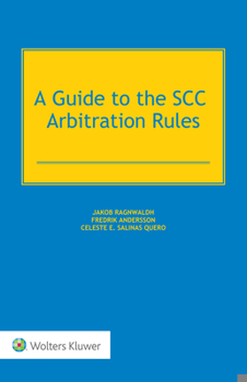 Hardcover A Guide to the Scc Arbitration Rules Book