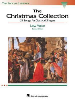 Paperback The Christmas Collection: The Vocal Library Low Voice Book