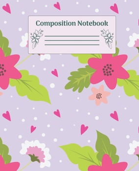 Paperback Composition Notebook: Wide Ruled Notebooks Paper - Composition Notebook (Diary, Journal) 7.5x9.25in 110 Pages Wide Ruled Notebooks Paper Book