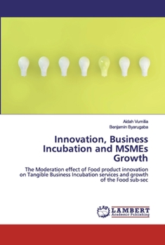 Paperback Innovation, Business Incubation and MSMEs Growth Book