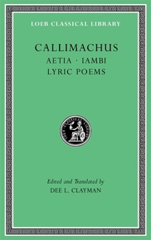 Hardcover Aetia. Iambi. Lyric Poems Book