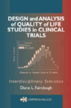 Hardcover Design and Analysis of Quality of Life Studies in Clinical Trials Book