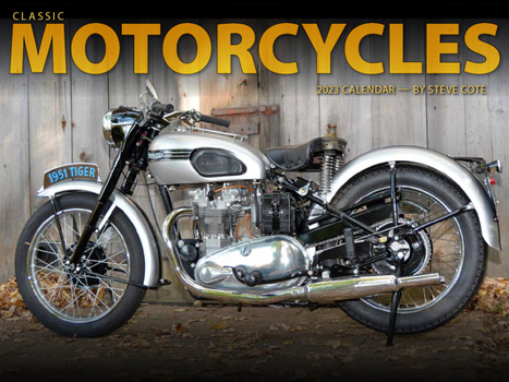 Calendar Cal 2023- Classic & Vintage Motorcycles Book