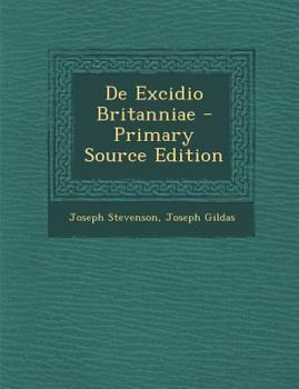 Paperback de Excidio Britanniae - Primary Source Edition [Latin] Book