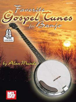 Paperback Favorite Gospel Tunes for Banjo Book