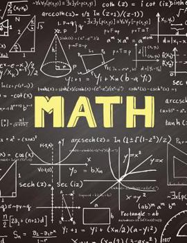 Paperback Math: 1/4 Inch Squares Graph Paper Quad Ruled Graphing Paper for Math Science and Drawing Composition Notebook for Students Book