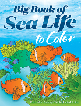 Paperback Big Book of Sea Life to Color Book