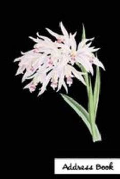 Address Book.: (Flower Edition Vol. F20) White Flower Cover Design. Glossy Cover, Large Print, Font, 6" x 9" For Contacts, Addresses,