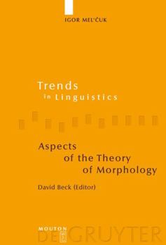 Hardcover Aspects of the Theory of Morphology Book