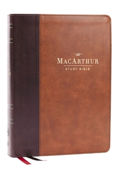 Imitation Leather Lsb MacArthur Study Bible 2nd Edition: Unleashing God's Truth One Verse at a Time (Brown Leathersoft, Comfort Print, Thumb Indexed) Book