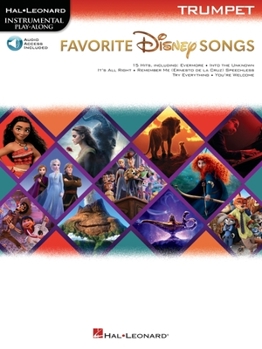 Paperback Favorite Disney Songs: Instrumental Play-Along for Trumpet Book