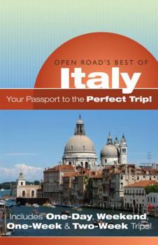 Paperback Open Road's Best of Italy Book