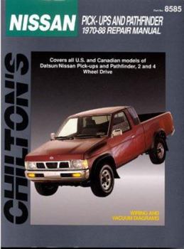 Paperback Nissan Pick-Ups and Pathfinders, 1970-88 Book