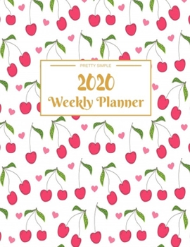 Weekly Planner 2020: Year At A Glance And Vertical Dated Pages 8.5 x 11 inches 120 pages