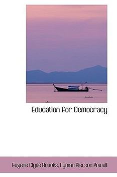 Paperback Education for Democracy Book