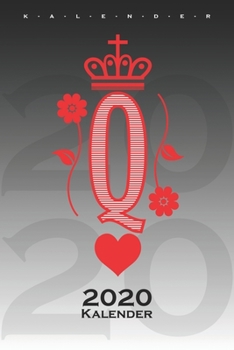 Dame und König "Dame" Kalender 2020: Jahreskalender für Paare und beste Freunde (German Edition)